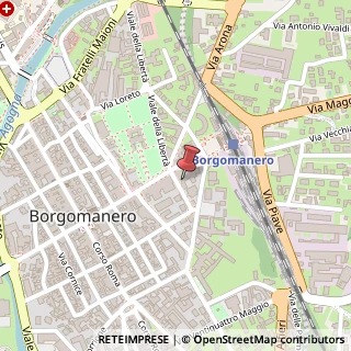 Mappa Via U. Foscolo, 15, 28021 Borgomanero, Novara (Piemonte)