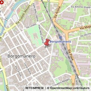 Mappa Via U. Foscolo, 8, 28021 Borgomanero, Novara (Piemonte)