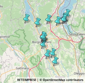 Mappa Viale Marazza, 28021 Borgomanero NO, Italia (6.45733)