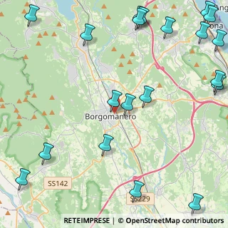 Mappa Via U. Foscolo, 28021 Borgomanero NO, Italia (6.5525)
