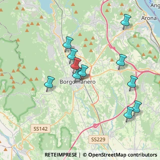 Mappa Via U. Foscolo, 28021 Borgomanero NO, Italia (3.74909)