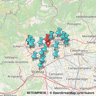 Mappa SP 248, 36060 Schiavon VI, Italia (10.07158)
