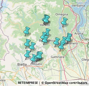 Mappa 13010 Guardabosone VC, Italia (12.0475)
