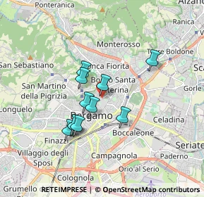 Mappa Via San Giovanni, 24124 Bergamo BG (1.36091)