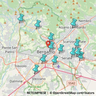 Mappa Via Pignolo, 24121 Bergamo BG, Italia (4.02231)