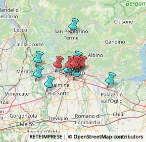 Mappa Via San Giovanni, 24124 Bergamo BG (7.37286)