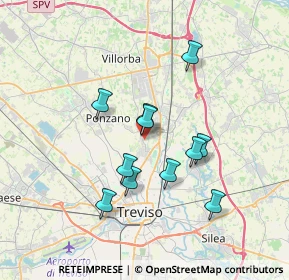 Mappa Via Fontane, 31050 Villorba TV, Italia (2.98545)