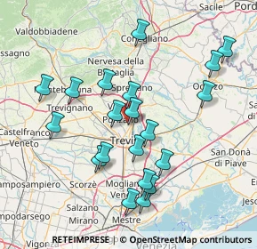 Mappa Via Fontane, 31050 Villorba TV, Italia (14.8645)