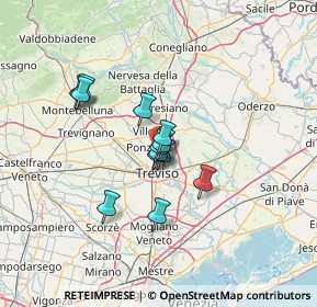 Mappa Via Fontane, 31050 Villorba TV, Italia (9.29077)