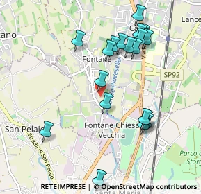 Mappa Via Fontane, 31050 Villorba TV, Italia (1.0565)