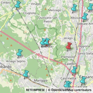 Mappa Via San Martino, 21010 Besnate VA, Italia (3.34846)