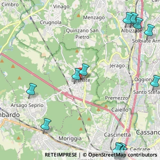 Mappa Via San Martino, 21010 Besnate VA, Italia (3.82105)
