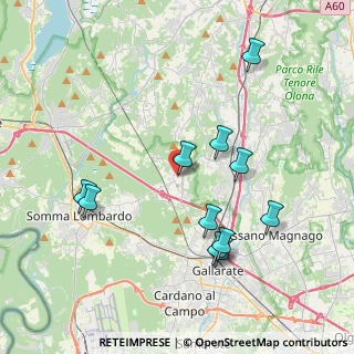 Mappa Via San Martino, 21010 Besnate VA, Italia (3.95273)