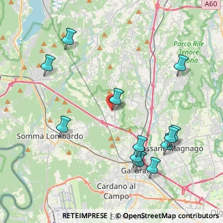 Mappa Via San Martino, 21010 Besnate VA, Italia (4.77)