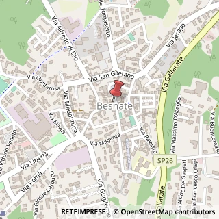 Mappa Via San Martino, 4, 21010 Gallarate, Varese (Lombardia)