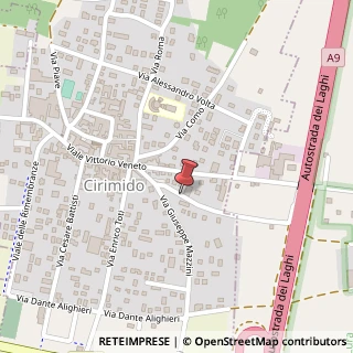 Mappa Via A. Grandi, 35, 22070 Cirimido, Como (Lombardia)