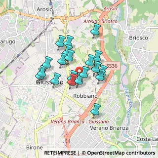 Mappa Via Don Carlo Gnocchi, 20833 Giussano MB, Italia (0.654)