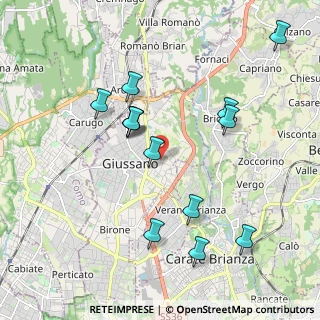 Mappa Via Don Carlo Gnocchi, 20833 Giussano MB, Italia (1.98692)