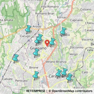 Mappa Via Don Carlo Gnocchi, 20833 Giussano MB, Italia (2.19091)
