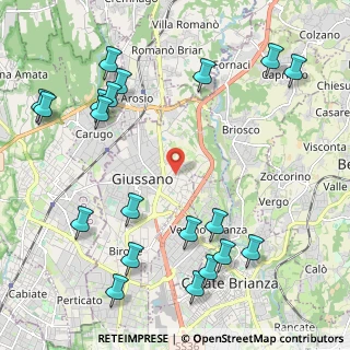 Mappa Via Don Carlo Gnocchi, 20833 Giussano MB, Italia (2.7105)
