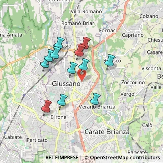 Mappa Via Don Carlo Gnocchi, 20833 Giussano MB, Italia (1.59)