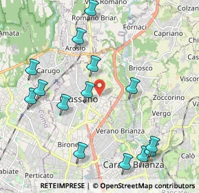 Mappa Via Don Carlo Gnocchi, 20833 Giussano MB, Italia (2.335)