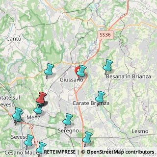 Mappa Via Don Carlo Gnocchi, 20833 Giussano MB, Italia (5.85733)