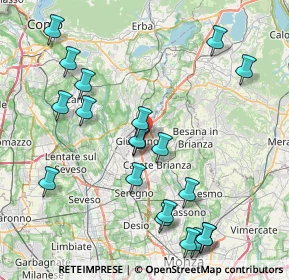 Mappa Via Don Carlo Gnocchi, 20833 Giussano MB, Italia (9.107)