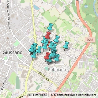 Mappa Via Don Carlo Gnocchi, 20833 Giussano MB, Italia (0.276)