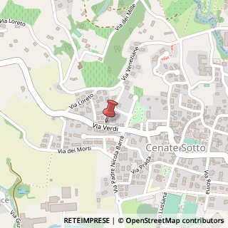 Mappa Via Verdi, 48, 24069 Cenate Sotto, Bergamo (Lombardia)