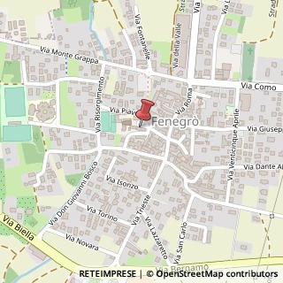 Mappa Piazza Santa Maria Nascente, 3, 22070 Fenegrò, Como (Lombardia)