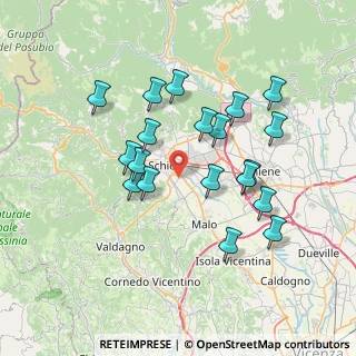 Mappa Via dei Priorati, 36015 Schio VI, Italia (6.72053)