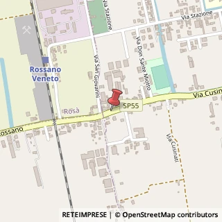 Mappa Via Cusinati, 56, 36028 Rossano Veneto, Vicenza (Veneto)