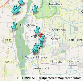 Mappa Via Lazzaretto, 36056 Tezze sul Brenta VI, Italia (2.25692)