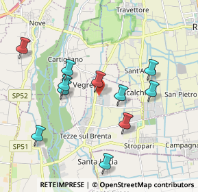 Mappa Via Lazzaretto, 36056 Tezze sul Brenta VI, Italia (1.89)