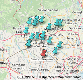 Mappa Via Kennedy, 31039 Vallà TV, Italia (10.669)