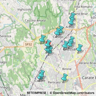 Mappa Via 4 Novembre, 22066 Mariano Comense CO, Italia (1.85667)