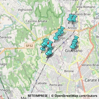 Mappa Via 4 Novembre, 22066 Mariano Comense CO, Italia (1.3325)