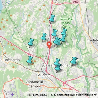 Mappa Via IV Novembre, 21040 Cavaria Con Premezzo VA, Italia (3.29286)