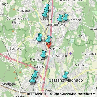Mappa Via IV Novembre, 21040 Cavaria Con Premezzo VA, Italia (2.292)