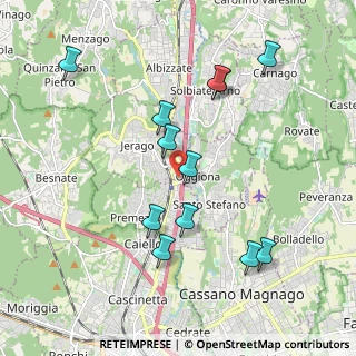 Mappa Via IV Novembre, 21040 Cavaria Con Premezzo VA, Italia (1.99833)