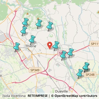 Mappa Via degli Olmi, 36030 Sarcedo VI, Italia (4.71167)