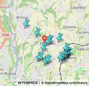 Mappa Via Ferrante Brioschi, 20842 Besana in Brianza MB, Italia (0.877)