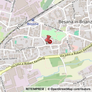 Mappa Via Santa Caterina, 12, 20842 Besana in Brianza, Monza e Brianza (Lombardia)