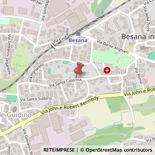 Mappa Via Santa Caterina, 33, 20842 Besana in Brianza, Monza e Brianza (Lombardia)