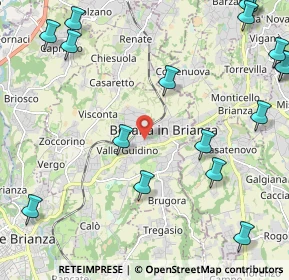 Mappa Via Bellavista, 20842 Besana in Brianza MB, Italia (3.2045)