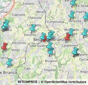 Mappa Via Bellavista, 20842 Besana in Brianza MB, Italia (2.569)