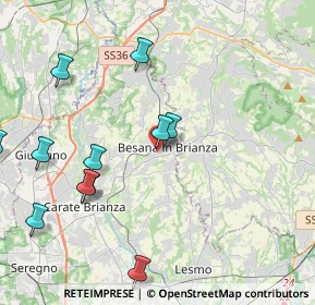 Mappa Via Bellavista, 20842 Besana in Brianza MB, Italia (4.69)