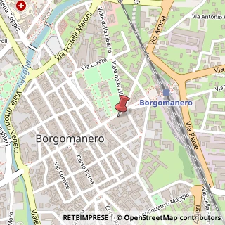 Mappa Viale Marazza, 28, 28021 Borgomanero, Novara (Piemonte)