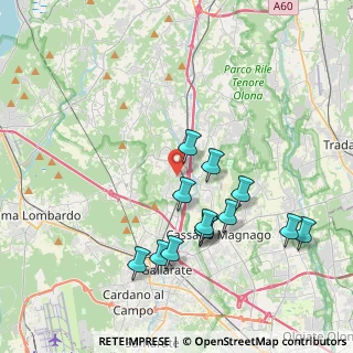 Mappa Via Kennedy, 21040 Jerago Con Orago VA, Italia (3.83692)